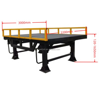 Rampe de quai de chargement hydraulique |   Rampe de chariot élévateur portable robuste |   Plateforme de nivellement de quai d'entrepôt