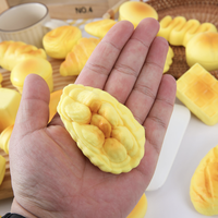 Jouet sensoriel anti-stress en PU ultra doux à forme alimentaire, à remontée lente, idéal comme cadeau