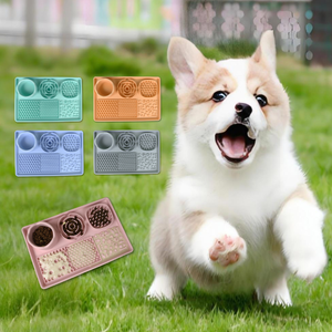 Özel kaymaz silikon yavaş besleyici <span class=keywords><strong>Pet</strong></span> Lick <span class=keywords><strong>Mat</strong></span> köpek ve kedi uygulanabilir gıda pedi köpek halısı - Product Image 2