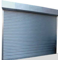 Porte anti-tempête moderne finie, portes enroulables, fabricant chinois, volet de rangement autoportant avec porte coulissante en aluminium à persiennes pour entrepôt