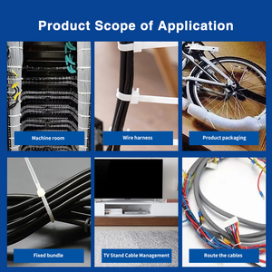 Bridas de Nylon 66 Blancas Fabricadas en Taiwán con Punto de Corte 3.2*142mm, Reutilizables con Clasificación de Resistencia al Fuego 94V-2 - Product Image 6