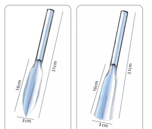 พลั่วสแตนเลสปลายแหลมสำหรับขุดและคลายดินเพื่อปลูกผักและกระเทียม - Product Image 5