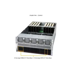 AS-5126GS-TNRT 5U Serveur Rack Barebone Double Socket DDR5 ECC NVMe Multi GPU IA HPC Personnalisable - Product Image 2