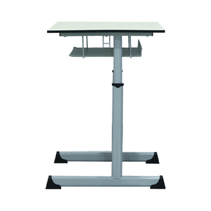 Höhenverstellbarer T-Bein-Schülerpult Schulmöbel Moderner Einzel-HPL-Schülerpult - Product Image 3