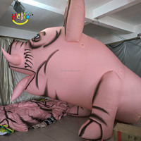 Modèle Animal Géant Extérieur Cochon Décoration rose Sanglier Gonflable