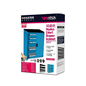 Fami Master Key Comfort Drawer <b>Cabinet</b> 36X27 3 Drawers Dark <b>Grey</b> Ral7000 Tool Storage - Product Image 2