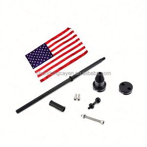 Drapeau de moto personnalisé en polyester avec mât, impression numérique, tissu satiné, disponible dans toutes les couleurs et tailles, échantillon gratuit - Product Image 2