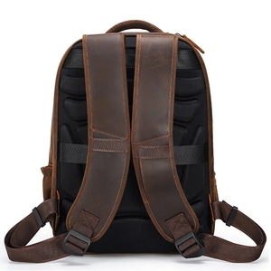 <span class=keywords><strong>Sac</strong></span> à dos en cuir <span class=keywords><strong>de</strong></span> grande qualité pour homme <span class=keywords><strong>Sac</strong></span> <span class=keywords><strong>de</strong></span> <span class=keywords><strong>voyage</strong></span> d'extérieur pour homme avec connexion USB <span class=keywords><strong>Sac</strong></span> à dos en cuir Crazy Horse - Product Image 4