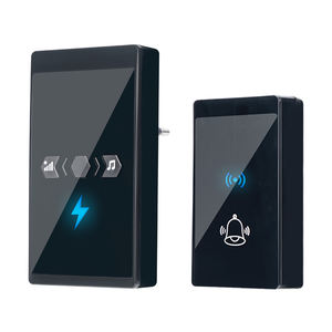 Sonnette de porte blanche étanche de conception domestique sonnette de porte de batterie d'anneau sans fil intelligent en plastique - Product Image 3