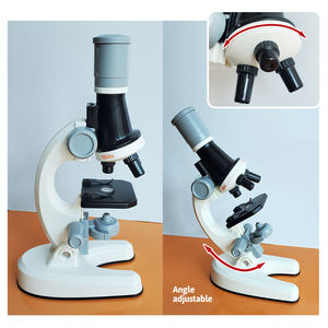 耐久性のあるプラスチックで作られた子供のための1000x学生生物実験室玩具顕微鏡教育楽しい実験キット - Product Image 6