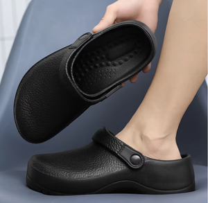 Résistant à l'usure antidérapant respirant hiver caoutchouc infirmière Chef sabot <span class=keywords><strong>Kickers</strong></span> chaussures chaussures de sécurité médicale sans dentelle - Product Image 5