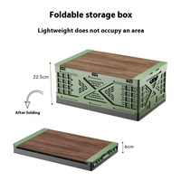 50L en gros pas cher pliable multifonctionnel empilable Portable pour fruits légumes Camping en plein air boîte de rangement avec couvercle