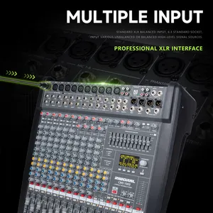 CMS1003 Profissional 48 conjuntos de efeitos digitais estéreo 199 dsp USB gravação mixer de áudio para palco boa qualidade