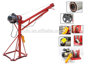 1 Tấn Ngoài Trời Xây Dựng Vật Liệu Xây Dựng <span class=keywords><strong>Mini</strong></span> Nâng Cần Cẩu Di Động - Product Image 6