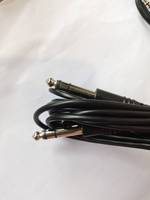 Câble de guitare, micro, instrument de musique Audio, grosse batterie, Jack TS droit à Angle droit de 635mm