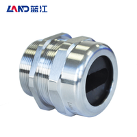 IP68 CE ROHS Flachloch-Hochspannungs-Kabelverschraubungen aus Edelstahl SS304 mit M/PG/G/NPT-Gewinde für Industrielle Anwendungen, Wasserdicht
