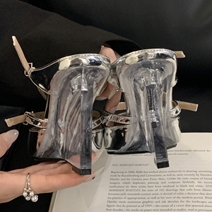 Nouvelles Sandales d'Été 2025 pour Femmes : Élégantes, à Talon Haut, Bout Ouvert, avec Bride Cheville, Idéales pour le Quotidien et le Bureau, Semelle Intérieure en PU - Product Image 5