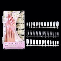 Outils d'art des ongles Offre Spéciale appuyez sur les ongles Long Ballet Style faux ABS ongles artificiels couverture complète dame ongles conseils 100 pièces