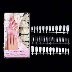 Gran oferta, herramientas para decoración <span class=keywords><strong>de</strong></span> uñas, prensa sobre uñas, estilo <span class=keywords><strong>de</strong></span> <span class=keywords><strong>Ballet</strong></span> largo, uñas artificiales ABS falsas, cubierta completa, <span class=keywords><strong>puntas</strong></span> <span class=keywords><strong>de</strong></span> uñas para mujer, 100 Uds. - Product Image 5