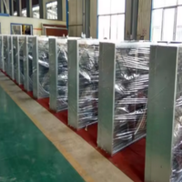 Wand montage 1220mm Axial Werkstatt Belüftung Abluft ventilator Edelstahl blätter AC Elektrisches Kugellager 220/380V OEM 0.75KW