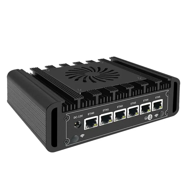 6*LAN i226V Intel N100 Firewall Soft Router 2.5GbE Mini PC 12th Gen DDR4 1*HD 1XDP AES-Ni ESXI Appliance Computer Win11 RJ45 COM