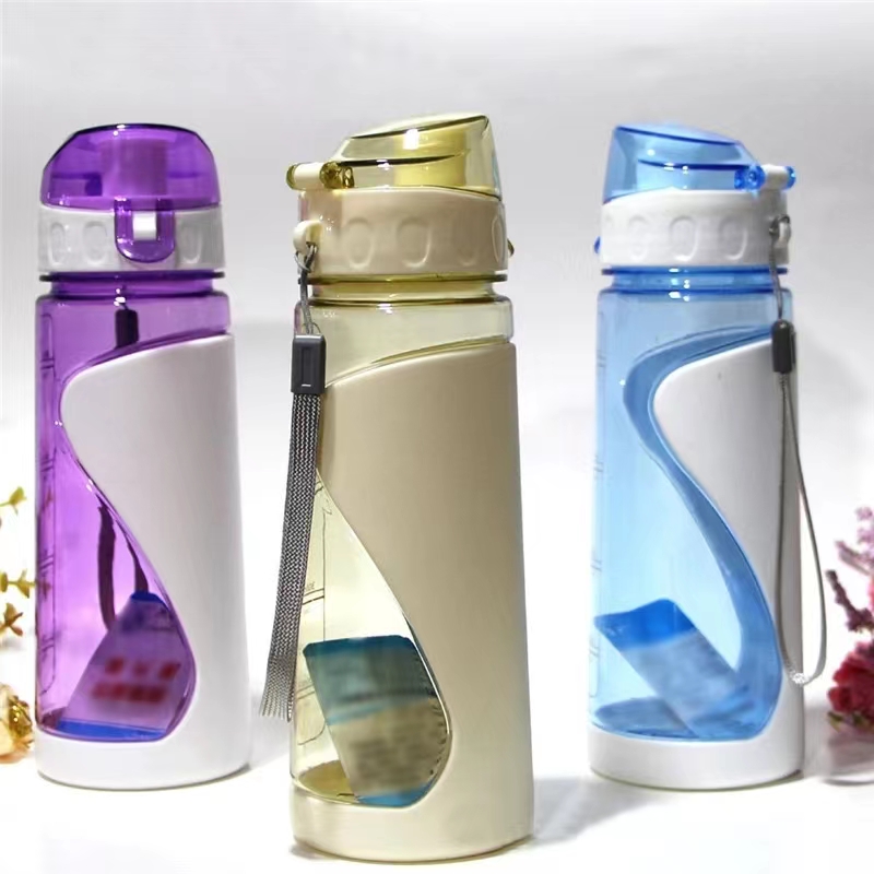 High Quality 700ml Water Bottle Outdoor Sports Health Fruit Lemon Juice Drinking Bottle With Strap School Drinkware for kids