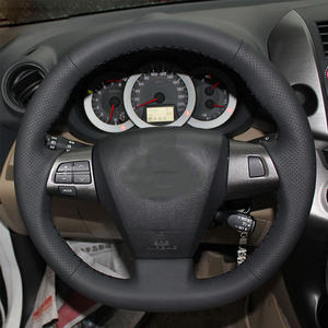 Popolare copri volante per auto in pelle microfibra sportiva per <span class=keywords><strong>Toyota</strong></span> <span class=keywords><strong>Corolla</strong></span> 2011-2013 RAV4 2011-2012 <span class=keywords><strong>Toyota</strong></span> Auris 2010 - Product Image 2