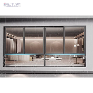 Bán Buôn Tiết Kiệm Năng Lượng Tempered Glass Không Thấm Nước Hợp Kim Nhôm Dọc Ngang Trượt Cửa Sổ Louver Rèm Cửa Cho Nhà Bếp - Product Image 3