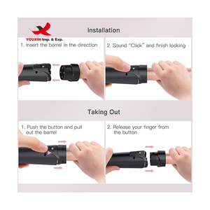 Rizador de Pelo 5 en 1 Intercambiable, Rizador de Tres Barriles de Cerámica para Ondas Grandes, Rizador de Pelo con Revestimiento de Cerámica - Product Image 6