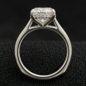 Bague de Mariage en Platine Premium pour Femme, Design Minimaliste Élégant avec Diamant Brillant - Product Image 3