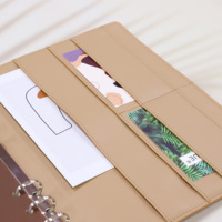 Planificateur de classeur en cuir PU souple personnalisé | Journal professionnel d'affaires | Vente en gros