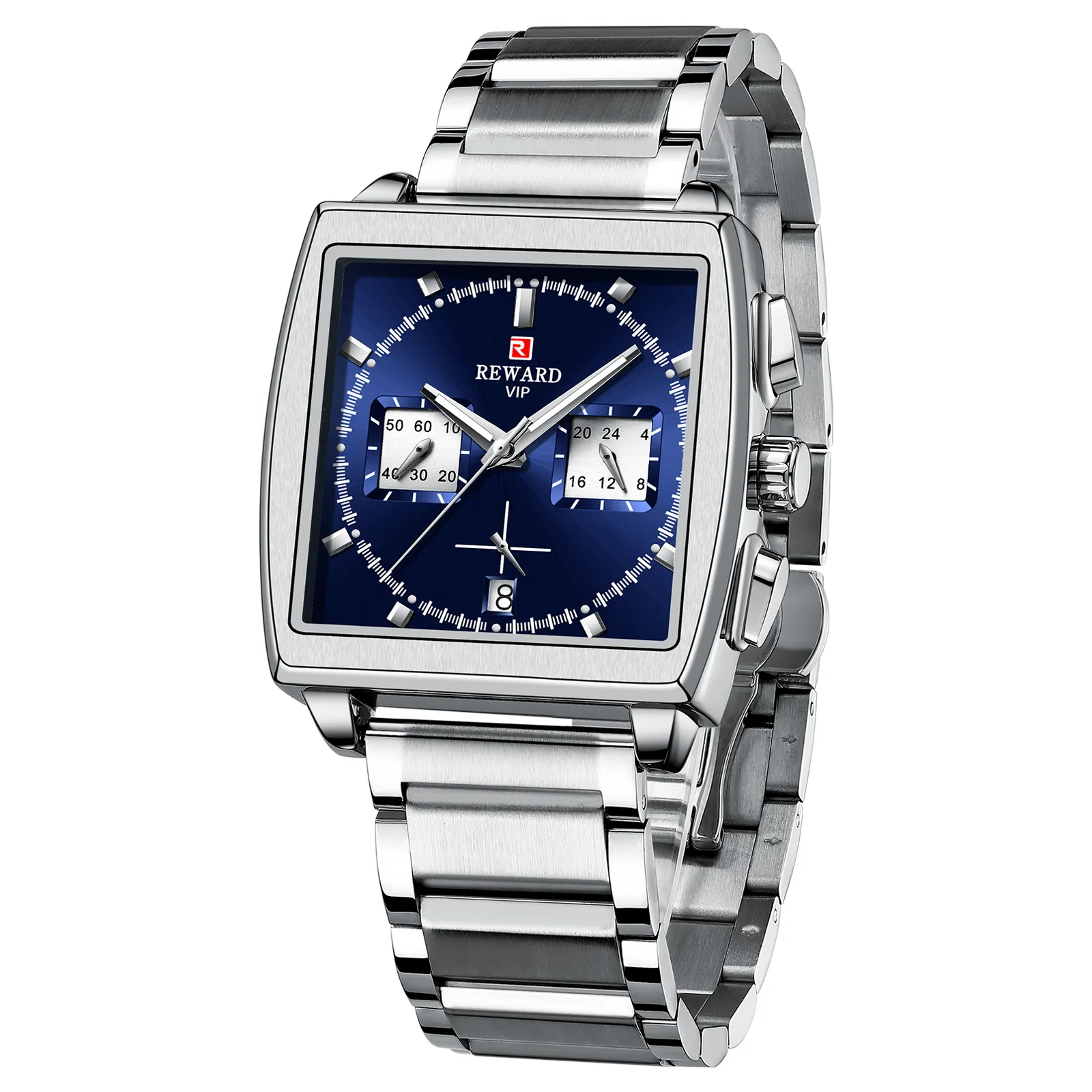 Ödül saatler erkekler bilek lüks üretici paslanmaz çelik izle moda iş adamı izle kuvars horloge mannen luxe