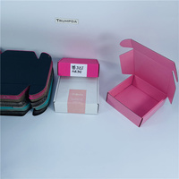 Boîte d'expédition personnalisée avec logo, en matériaux recyclés écologiques, recyclable, ondulée, réutilisable, biodégradable, pour vêtements et articles d'avionnage