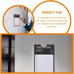 Venta caliente personalizado para hacer la lista de comestibles almohadilla magnética para nevera lista de compras magnética Memo Bloc de notas Pad - Product Image 6