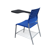 Chaise de formation scolaire avec tablette d'écriture intégrée pour salle de classe - En promotion