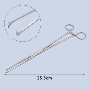 Pinzas Quirúrgicas Veterinarias Plum Medical de 26 cm, de Acero Inoxidable Reutilizables, Juego de Instrumentos para Pinzar Tejidos Caninos - Product Image 5