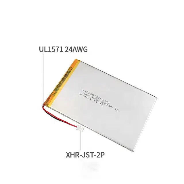 Built in battery for tablet pc 6080130 3.7v 8000mah lithium ion polymer batteries