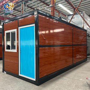 Contenedor Plegable <span class=keywords><strong>de</strong></span> Alta Calidad <span class=keywords><strong>de</strong></span> 20 pies, Casa Contenedor, Oficina Modular Móvil, Taller <span class=keywords><strong>de</strong></span> Acero Transpirable - Product Image 1