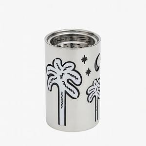 Porte-encens en métal avec finition blanche brillante, à utiliser pour la fragrance d'intérieur, décoration d'intérieur, brûleur d'encens en métal laiton - Product Image 2