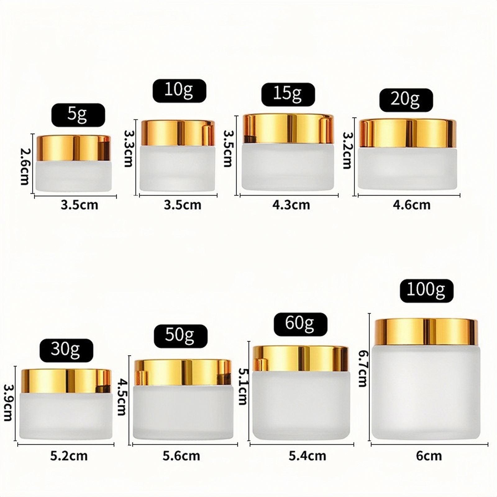 cosmetics skin serum frost glass cream matt light gold