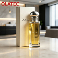 Nuevo Diseño de Botella de Perfume de Vidrio de Estilo Árabe de 30/50/100 ml con Tapa a Prueba de Fugas y Empaque con Logotipo Personalizado