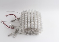 Écran LED flexible en maille pour extérieur P41.6, grand écran publicitaire pour bâtiment, IP67, haute luminosité 8000 Nits, centre commercial