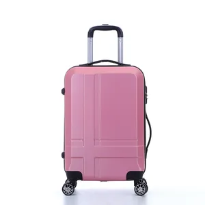 Venta caliente barato 3 piezas juegos ABS Carry On Trolley equipaje portátil Unisex Premium equipaje duradero con ruedas universales