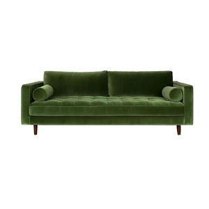 Design retrò divani di lusso minimali mobili da soggiorno divano da salotto set divano in velluto moderno francese in tessuto set mobili - Product Image 5