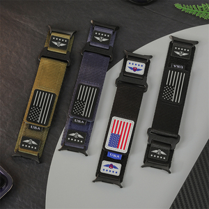 Logo personalizzato per esterni cinturino in tela di Nylon per Samsung Galaxy <span class=keywords><strong>Watch</strong></span> Band per <span class=keywords><strong>Apple</strong></span> <span class=keywords><strong>Watch</strong></span> serie polsino - Product Image 4