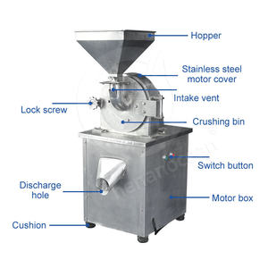 Automatic Wet and Dry Spices Tea Leaves Maize Yam Flour Making Machine Grain <strong>Crusher</strong> Machine Grain Mill Grinder Machine - Product Image 3