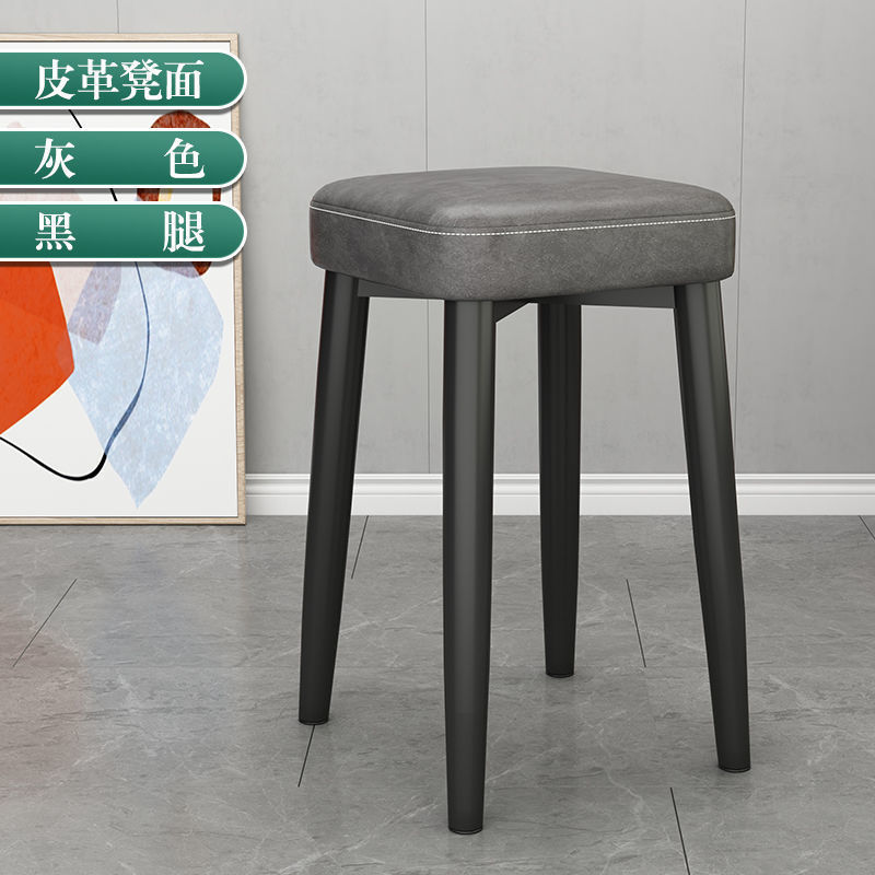 Latex version (thick all-black legs) grey leather
