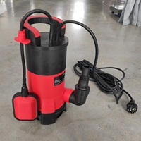 Pompe de drainage submersible électrique 900W 17000L/h en plastique pour eaux usées avec interrupteur à flotteur automatique pour jardin et cave inondée