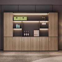 WJG-239X Armoire de rangement de bureau en bois ignifuge, moderne et minimaliste, pour usage commercial