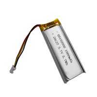 Productie van oplaadbare lithium batterijen Lipo batterijen 3.7V QS102050 1000mAh voor schrijfstiften